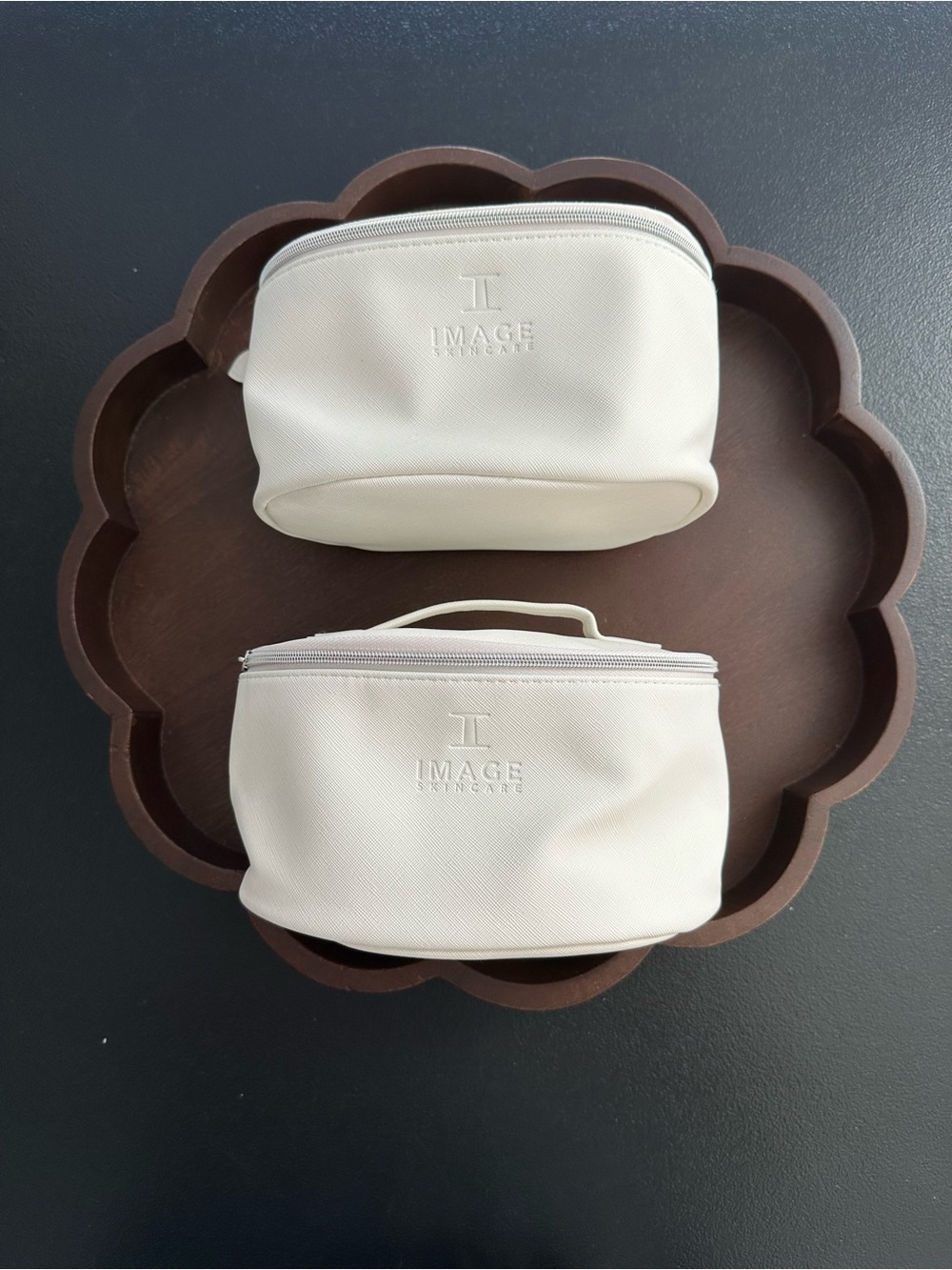 Image Skincare Empty Cosmetic Pouches ~ Set Of 2